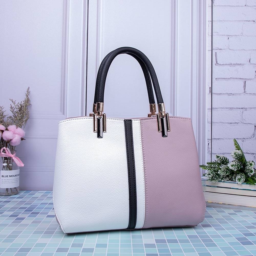 Purple & White Color Collision Purse RY660 - Picture 1 of 5
